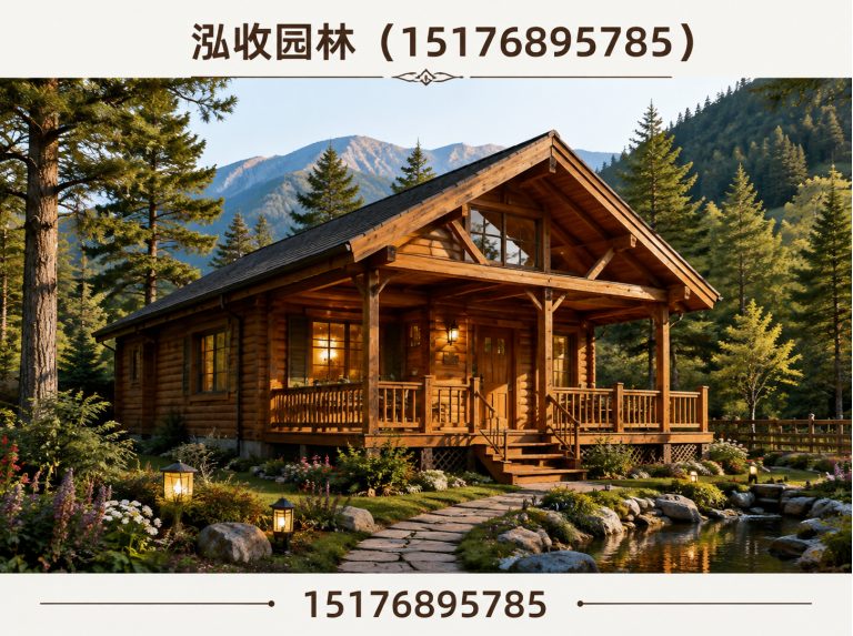 郑州防腐木凉亭展示图